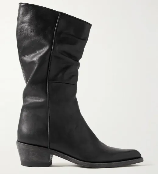 Khaite Clive Leather Boots